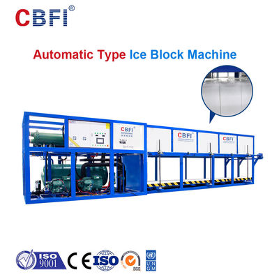 Otomatik Ekleme Su Toplama Buz Blok Makinesi Doğrudan Soğutma